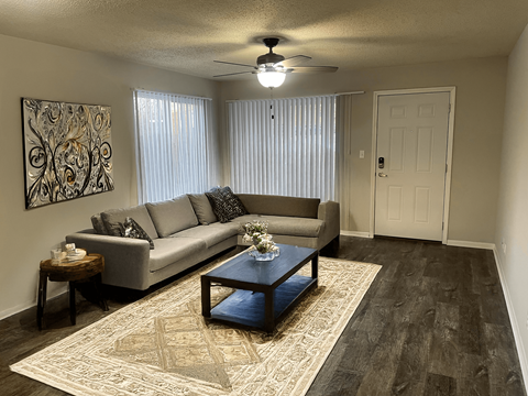 Floor plan for 3 beds, 1 bath, 1020 sqft